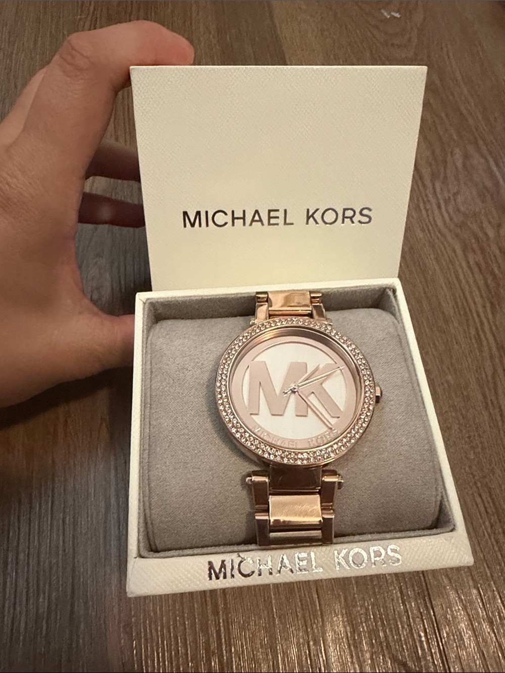 Michael Kors Gold-Tone Stainless Steel Bracelet Watch